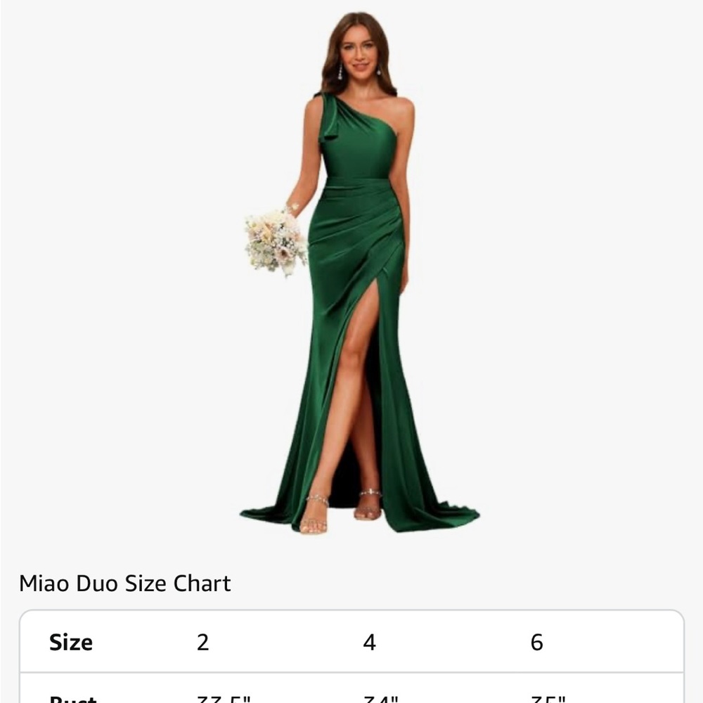 Green cocktail dress